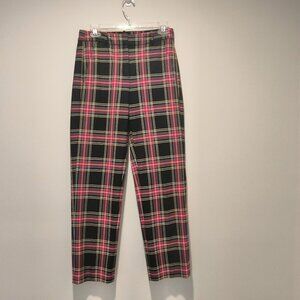 J Crew  plaid full length Ruby pant  size 2